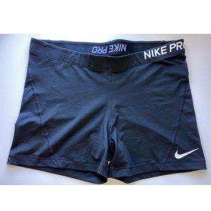 Nike pro women's 3in dry fit shorts - BLACK - XXL